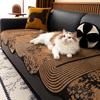 Irregular Shaped Sofa Cushion One Piece Cover Fabric  High Grade Anti Slip and Anti Cat Scratch  All Season Suitable Straight Row Sofa Seat Cushion