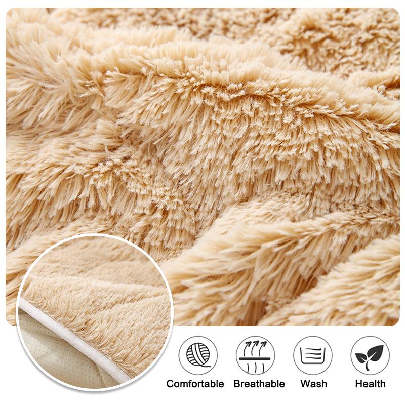 Sleek Nordic Thickened Soft-touch Sofa Cushion Home Living Room Anti -Skid Sofa Cover Winter Warm Cushion Durable