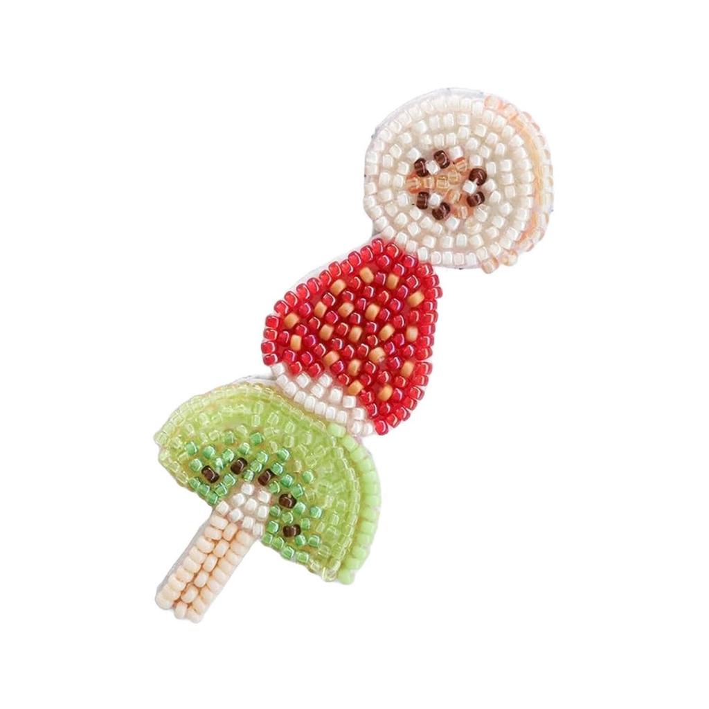 MIYUKI Hungry Brooch Made with Bead Embroidery Bead Kit <Fruit Candy> HCA20-12