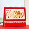 Chinese Style 2026 Desk Calendar Coil Binding Monthly Planner Schedule Planner  Desktop Decoration