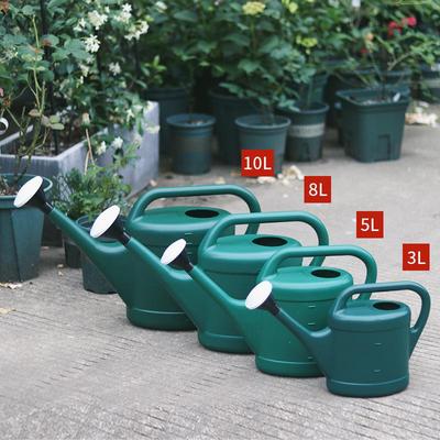 Large Capacity Plastic Watering Can for Garden, Balcony, and Flower Plants with Long Spout