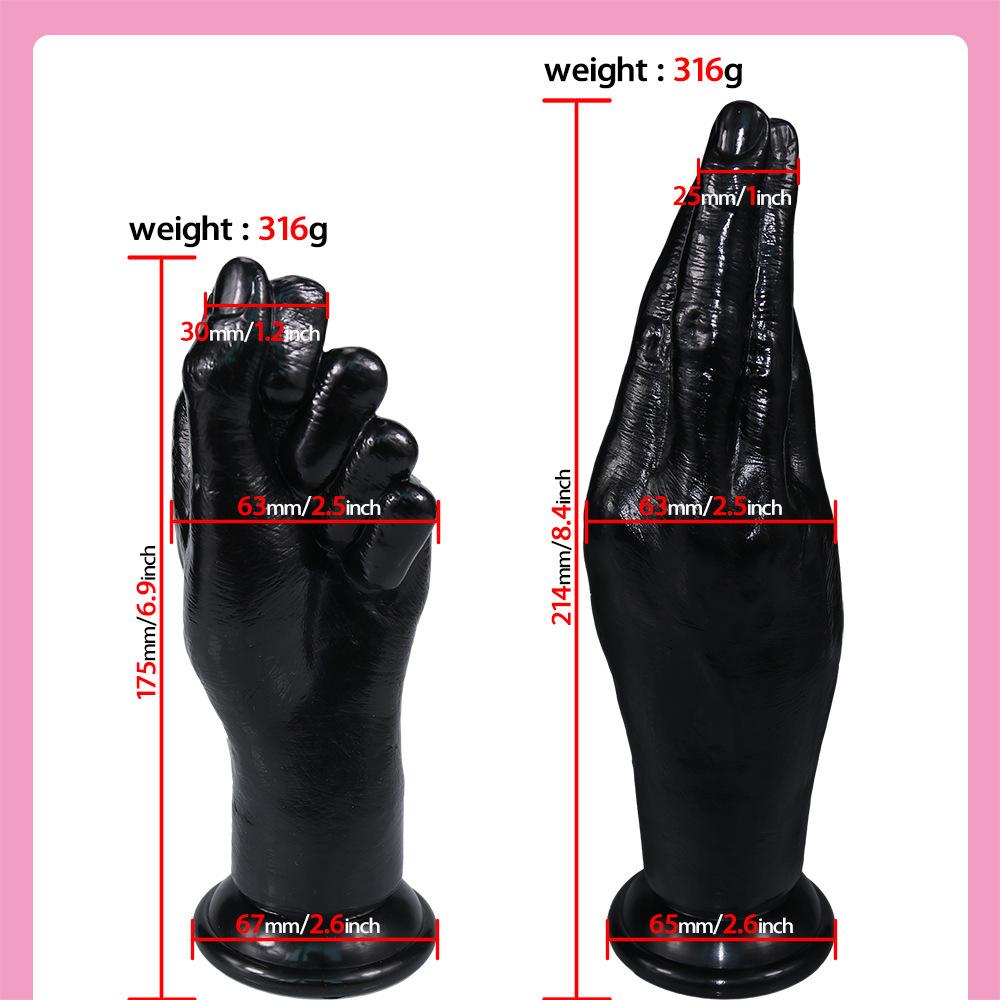 Finger Fist PVC Anal Plug: Large-Scale Simulation Arm Dilator for Adults