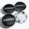 4pcs 69mm ( Clips 56mm ) Rays Logo Emblem Badge Car Wheel Center Caps Rim Hubcaps Wheel Hub Dust Cover Replace Car Accessories