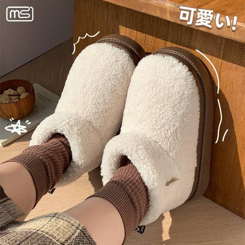 New super warm velvet thickened thick-soled snow boots women's boots winter versatile warm short cotton shoes