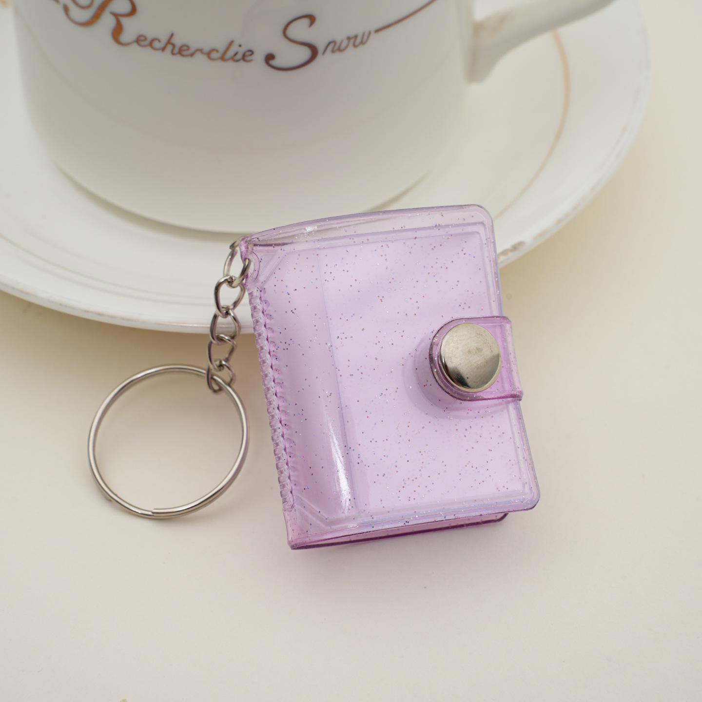 

Мини ПВХ фотоальбом брелок: Маленькие карманные вставные страницы для ID и фотографий (1-2 дюйма)