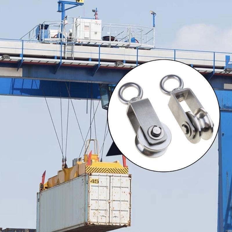   Convenient Pulley Antideformation Pulley Rollers Block for Fitness Equipment