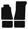BASIC Black Velour Floor Mats For: Mercedes SL R107 Without Catalytic Converter Coupe (1971-1989)