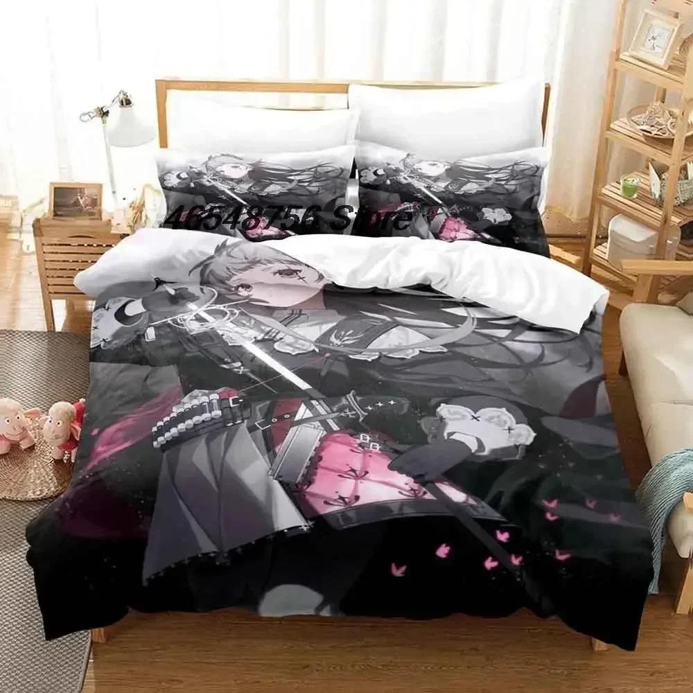 New Arknights Bedding Set Single Twin Full Queen King Size Bed Set Adult Kid Bedroom Duvet Cover Sets 3D Anime Bed Sheet Set