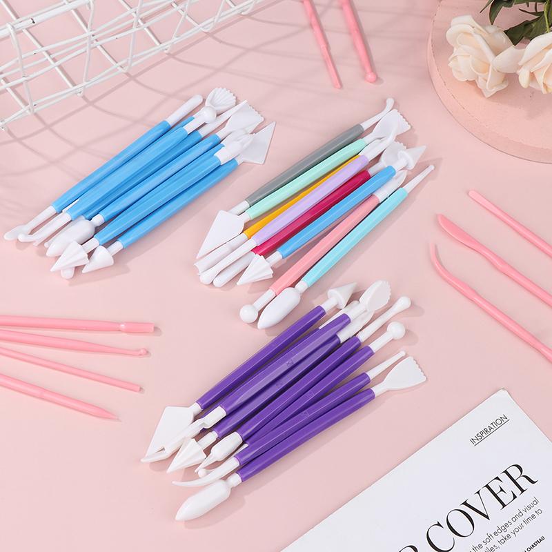 8/14Pcs Plastic Clay Sculpting Set Polyform Sculpey Set Polymer Modeling Clay Tools