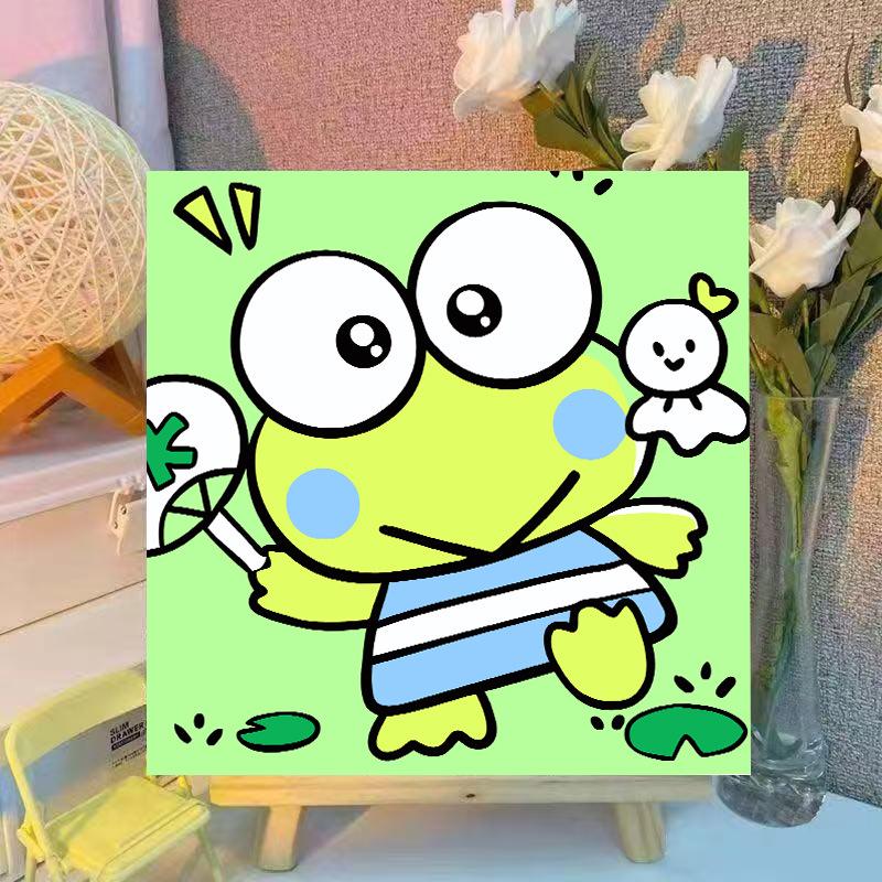 Crayon Shin-chan DIY Acrylic Colorful Kids' Healing Decorative Painting Set
