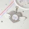 Pendant Keychain High-Quality Photocard Holder Badge Holder Unique Angel Wings Badge Holder For Animation Lovers Key Chain