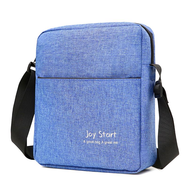 Men'S Casual Shoulder Bag Lightweight Nylon Shoulder Waterproof Messenger Bag Outdoor Backpack