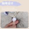 Cat Cone, Drawstrings Cat Cone Collar with Low Noise Fasteners, Transparent Cat Recovery Collar, Licking and Scratching Free Cone Cat Surgery Collar