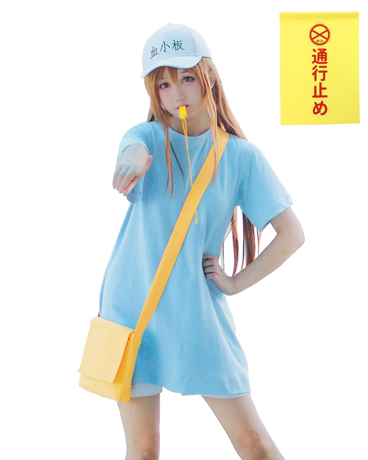 

[Milky Time] Cells at Work Platelet Cosplay Halloween Set with Wig