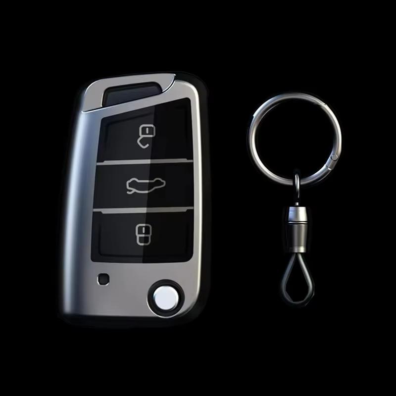 2025 Titanium Gray for VW Volkswagen Golf 7 MK7 Tiguan MK2 SEAT Ateca Leon FR 2 Ibiza Skoda Octavia A7 Car Key Case Cover Fob
