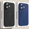 For Magsafe Lens Protection Matte Antiskid Phone Case For 17 16 15 14 13 12 11 Pro Max Plus Magnetic Wireless Charging Co