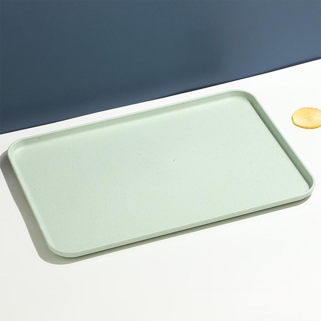 Rectangular Tray Plastic Restaurant Household Cup Tea Tray Catering Fast Food Barbecue Tray Kitchen Supplies