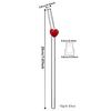 3/5/7Pcs High Borosilicate Glass Straw Set Glass Straw Milk Tea Juice Cocktail Straw with Brush Kitchen Bar Accessories