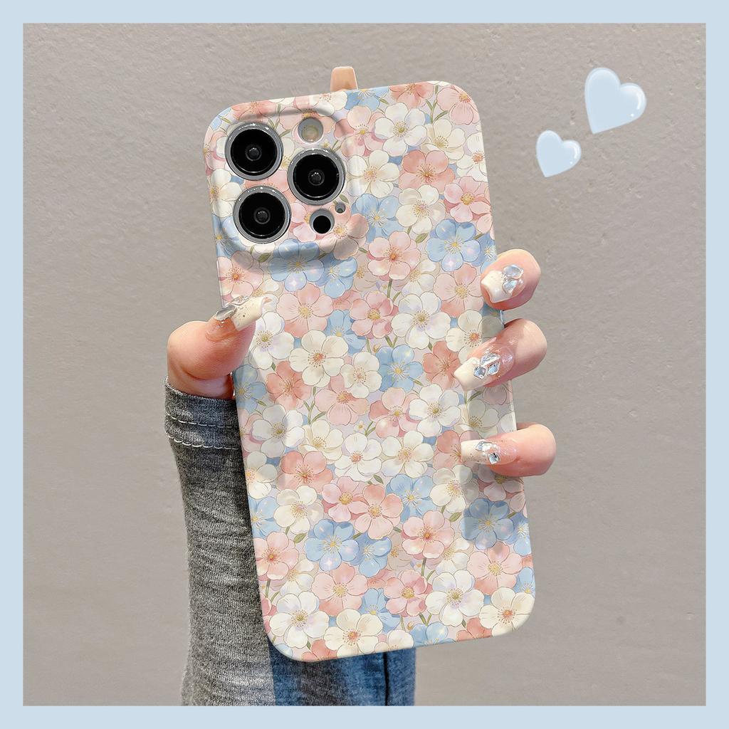 Gradual change of flowers for Apple 17promax cartoon cute iPhone16Pro lens all-inclusive 15 new 14