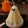 1/2pcs Halloween Ghost Candle Handcrafted Scented Candle Atmosphere Candle With Spooky Design Gift Fragrance Candle Party Decor