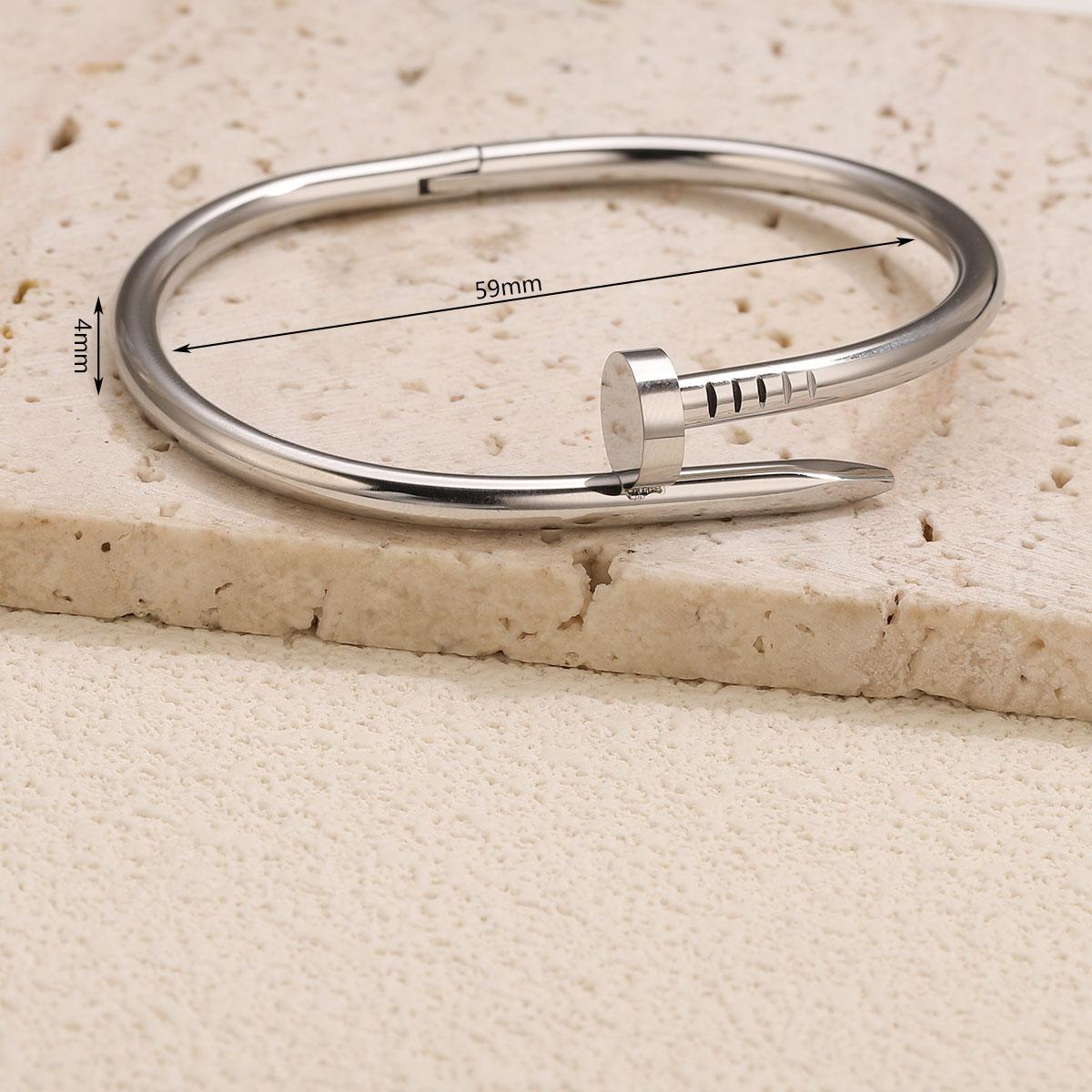 

Luxury Vintage Titanium Steel Stainless Steel Women s Gold Bangles Wristwear Trendy Charm Jewelry Decoration Holiday Gifts