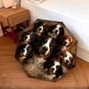 A Group of Dogs  pattern, automatic folding umbrella, portable and foldable design, 8 ribs, a Christmas or birthday gift.