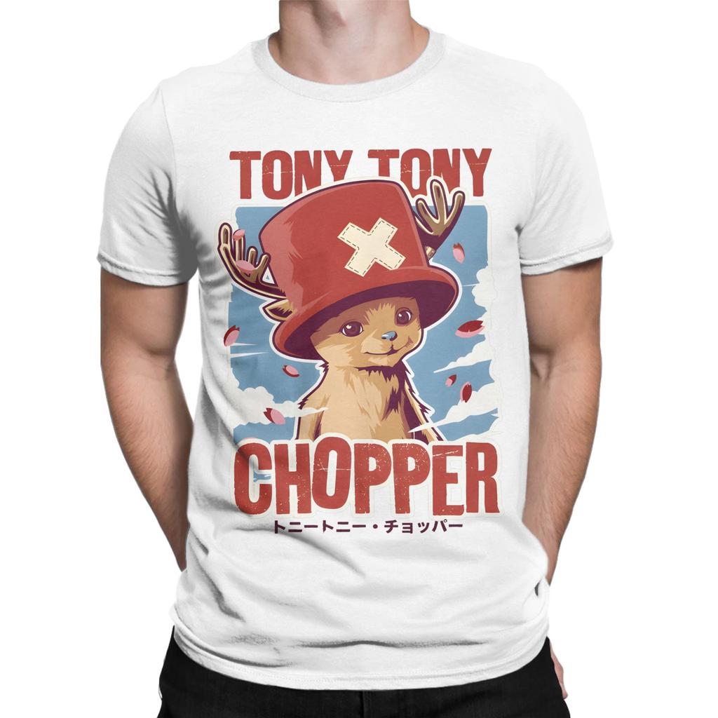 Tony Tony Chopper 100 Cotton Tshirt For Unisex Summer Vintage Tshirts Oneck Trending Tees Oversize Cheap Clothes