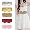 Elegant Elastic Corset for Female Simple Wide Belt Adjustable Stretchable Cincher Belt Dress Belt Decorative Wide Belt