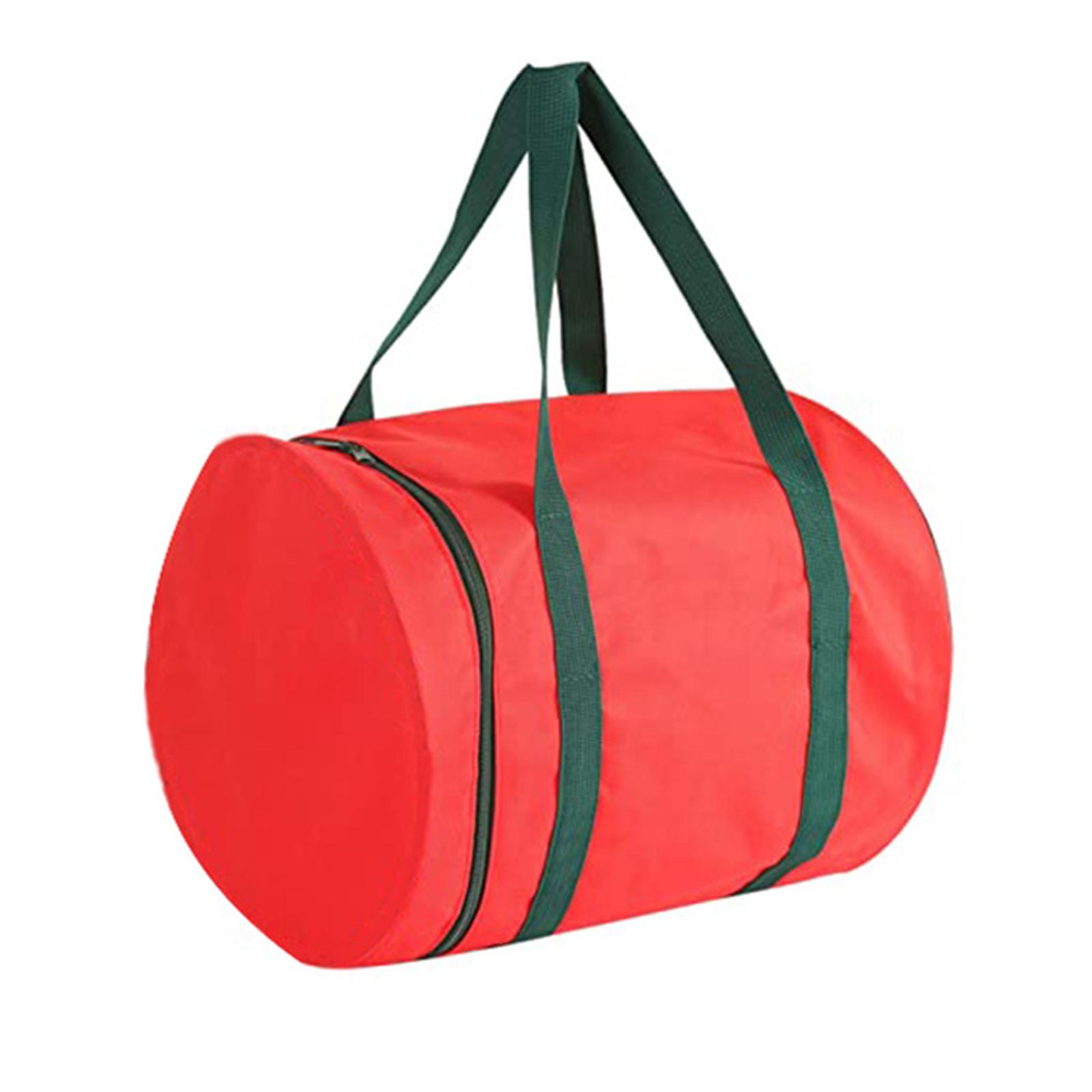 

Сумка для хранения рождественских гирлянд 30x35см ткань Оксфорд сумка для хранения праздничных ламп с ручкой красная