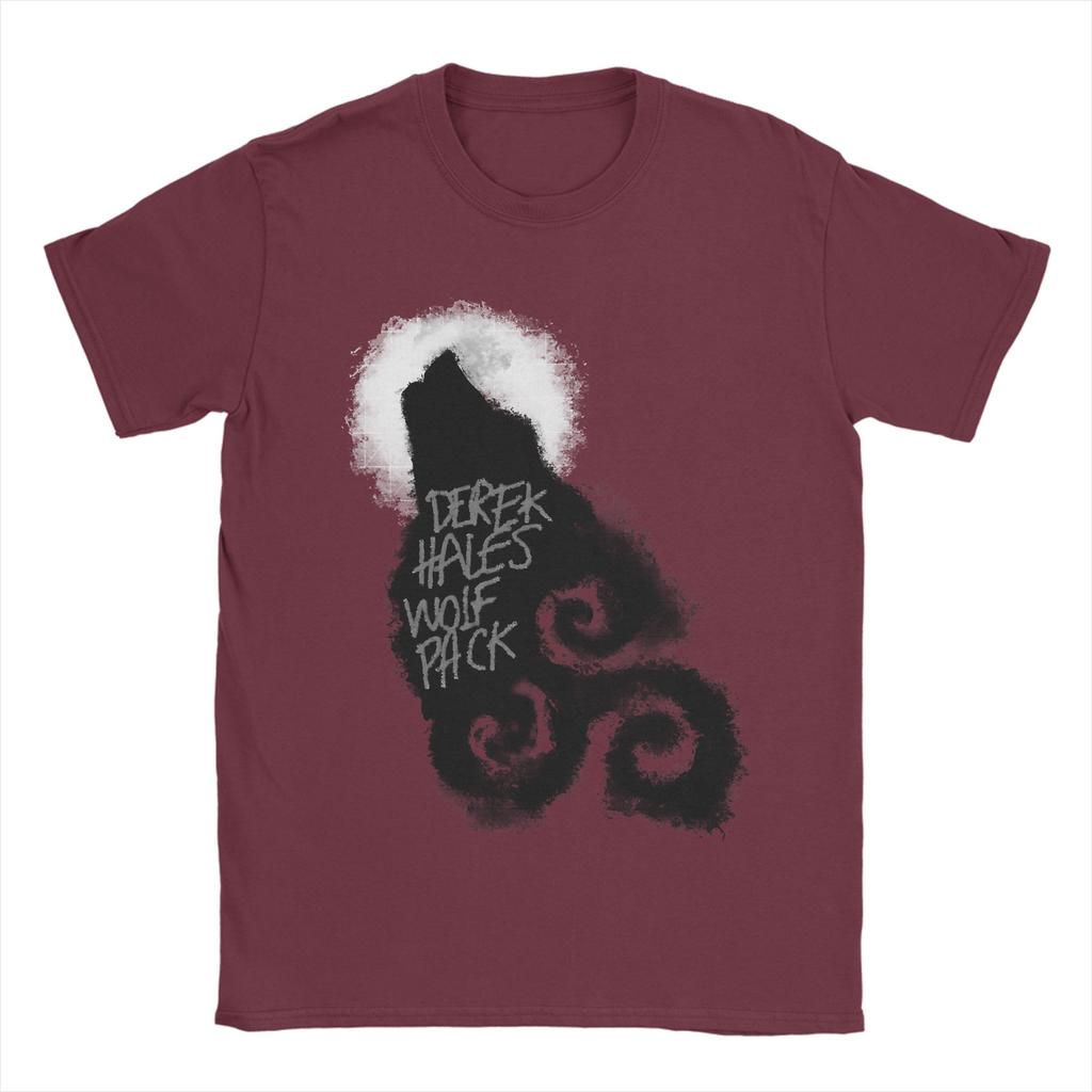 Men Women Teen Wolf Pack T Shirts 100% Cotton Tops Humorous Short Sleeve Round Collar Tee Shirt Adult T-Shirts