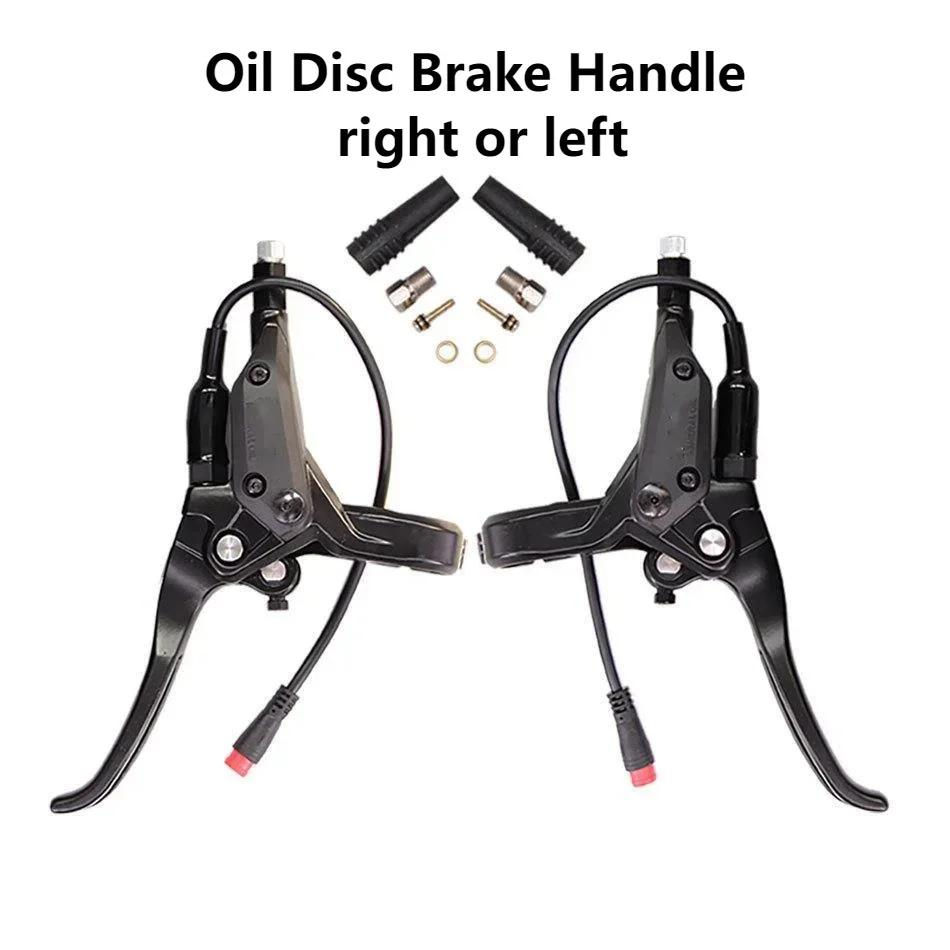 

Ручка масляного тормоза с функцией отключения питания Ручка тормоза для электровелосипеда с усилителем Ручка масляного дискового тормоза правая и левая