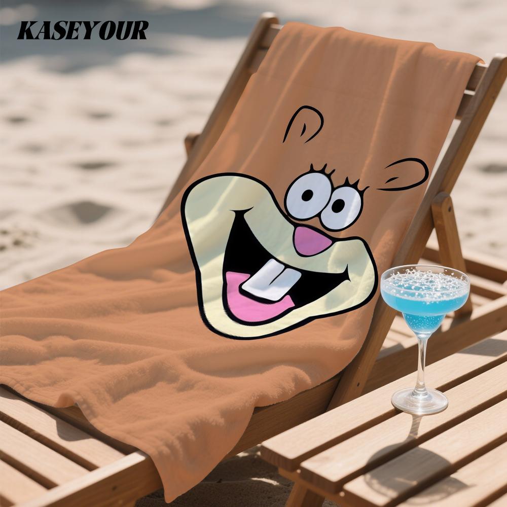 SpongeBob and Patrick Star Quick Drying Bath Towel Microfiber beach towel light weight swimming camping yoga beach out