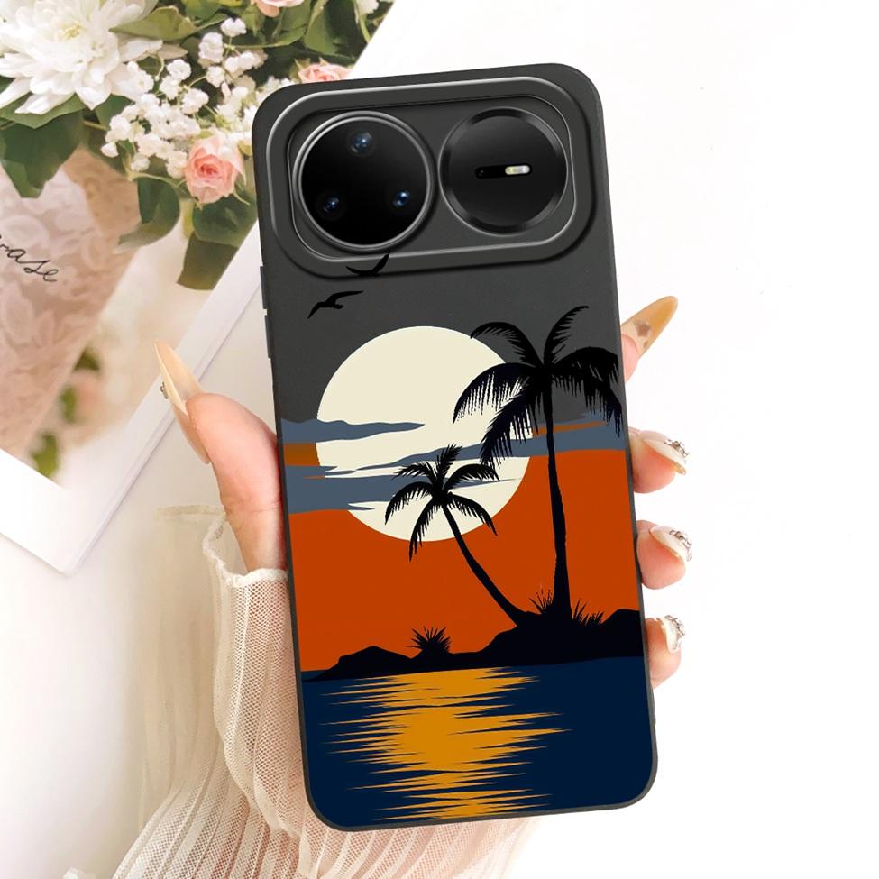 For Huawei Nova 15 Pro Case Cover Cute Luxury Fashion Flowers Cool Painted Silicone Casing For Huawei KLE-AL00U
