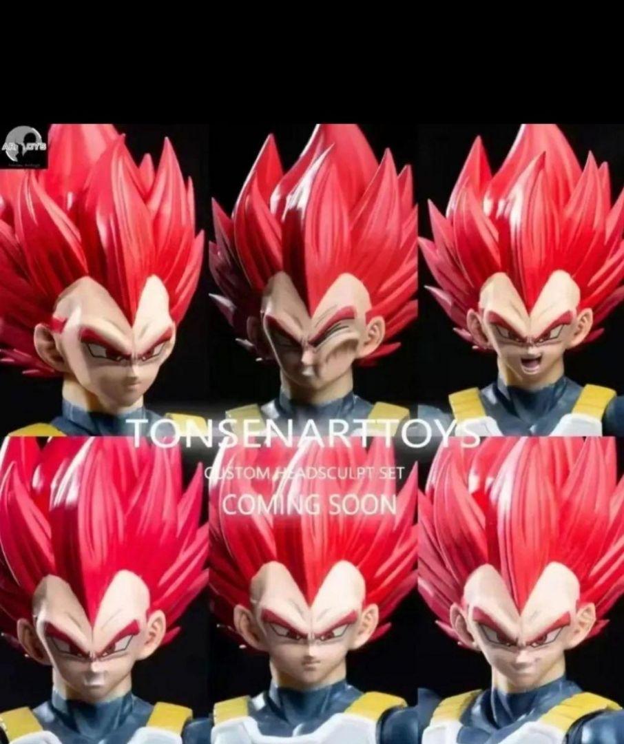 

[USED] S.H.Figuarts Vegeta Custom Head Parts God
