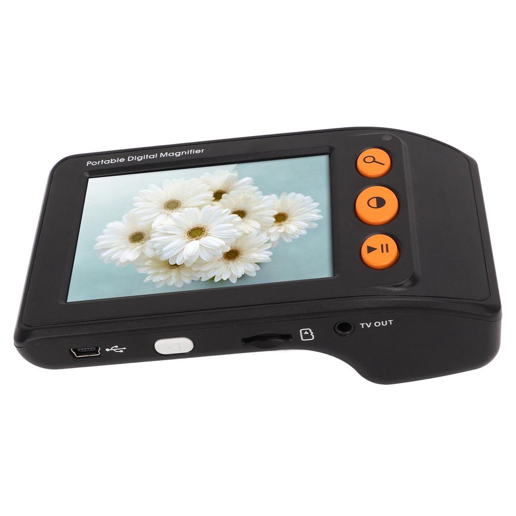 3.5in LCD Screen Electronic Video Magnifier 2x To 25x Zoom Handheld Magnifier Reading Aids for Low Vision