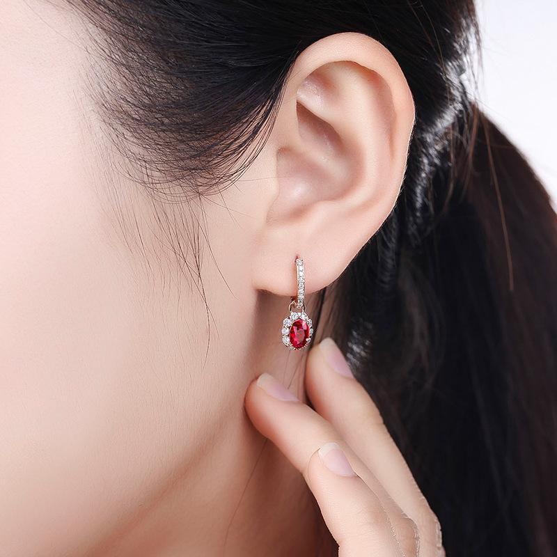 Sace Gems Zircon Earrings   For Women Wedding Party Gifts