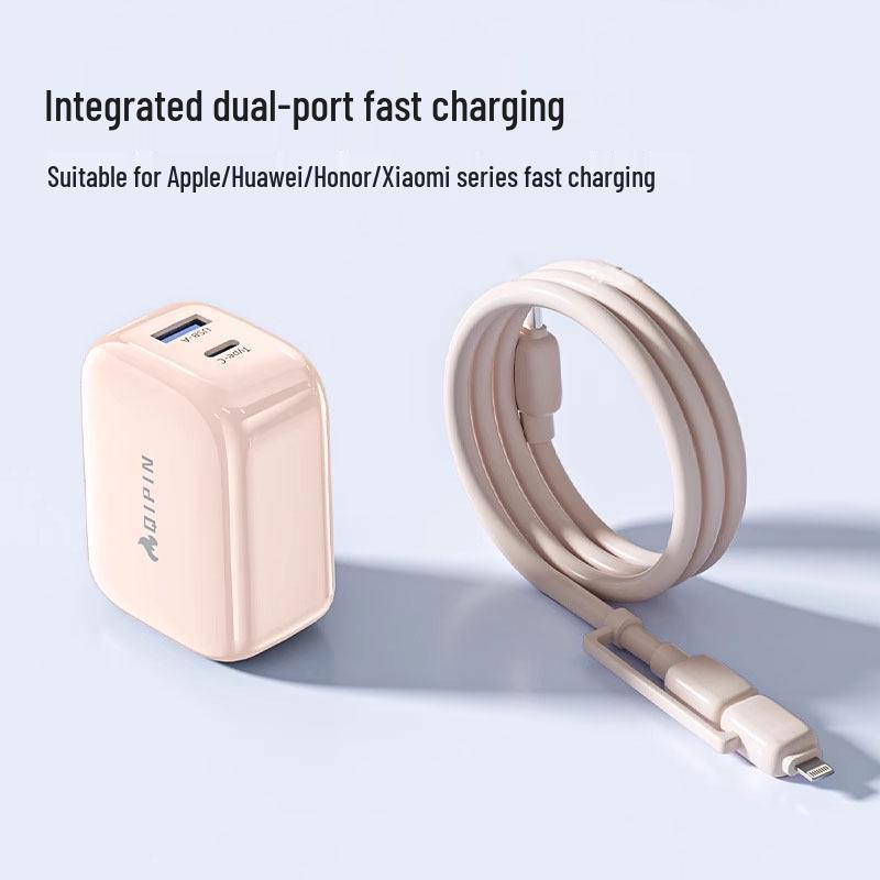 Dual USB Fast Charging Cable for Huawei, Honor, Xiaomi, Apple, and Android Devices