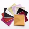 Jacquard Pocket Towel Solid Color Square Towel Banquet Casual Dress Polyester Cotton Breast Towel Multi-Color Small Square Towel