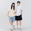 MINISO Men's Waffle Knit Short Sleeve Polo Shirt