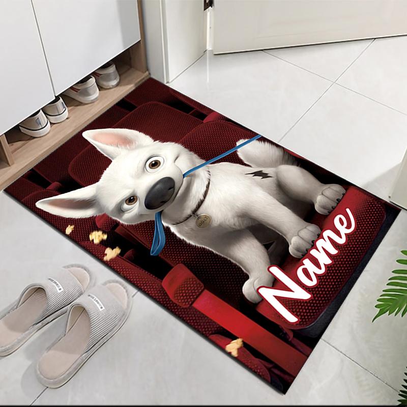 Custom Name Bolt Printed Carpet, for Office Chair Living Room Bedroom Kitchen Room Decor Gifts.