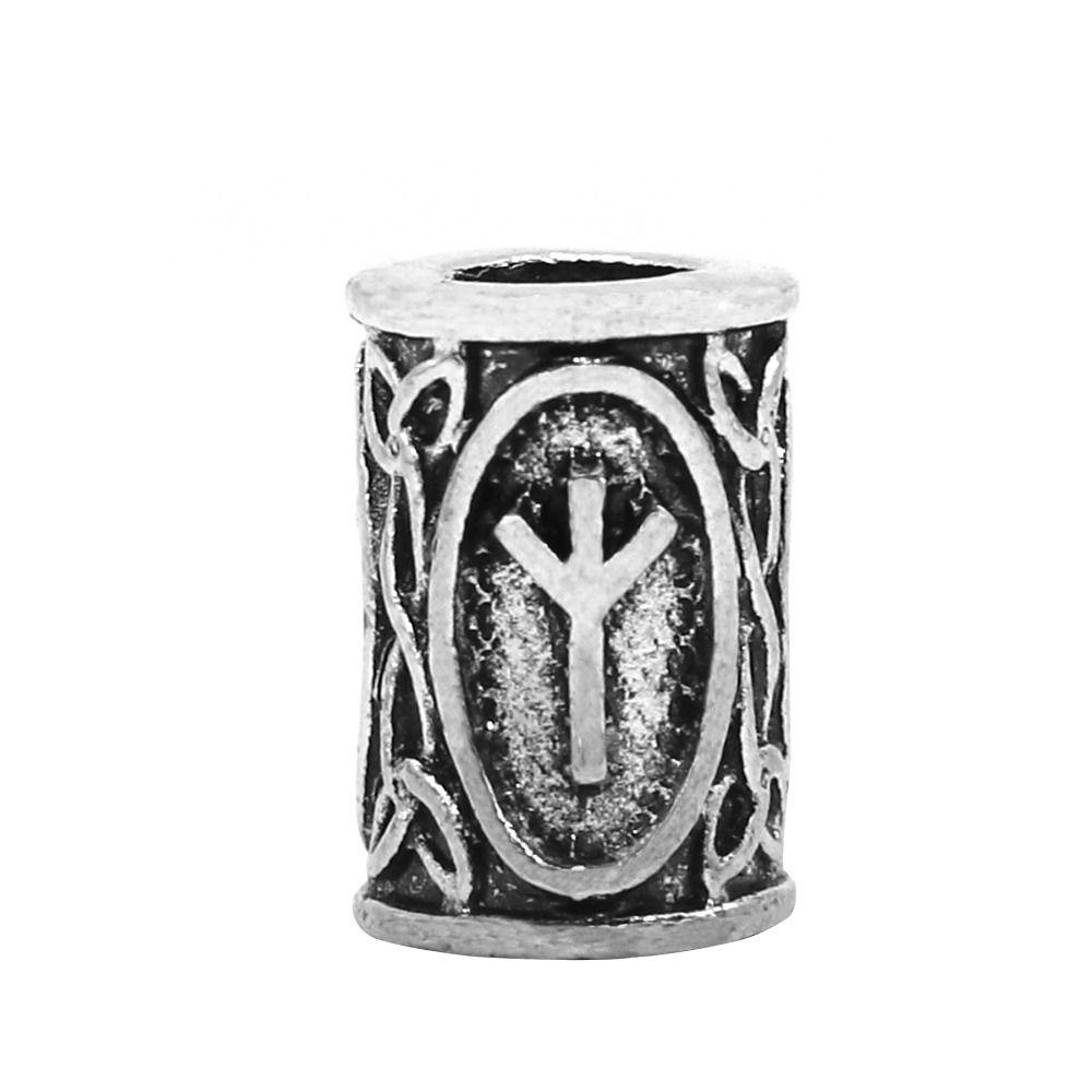 24pcs/lot Charms Hair Braid Beard TIWAZ TYR Sol Rune Dreadlock Beads  Fit Beards or Hair