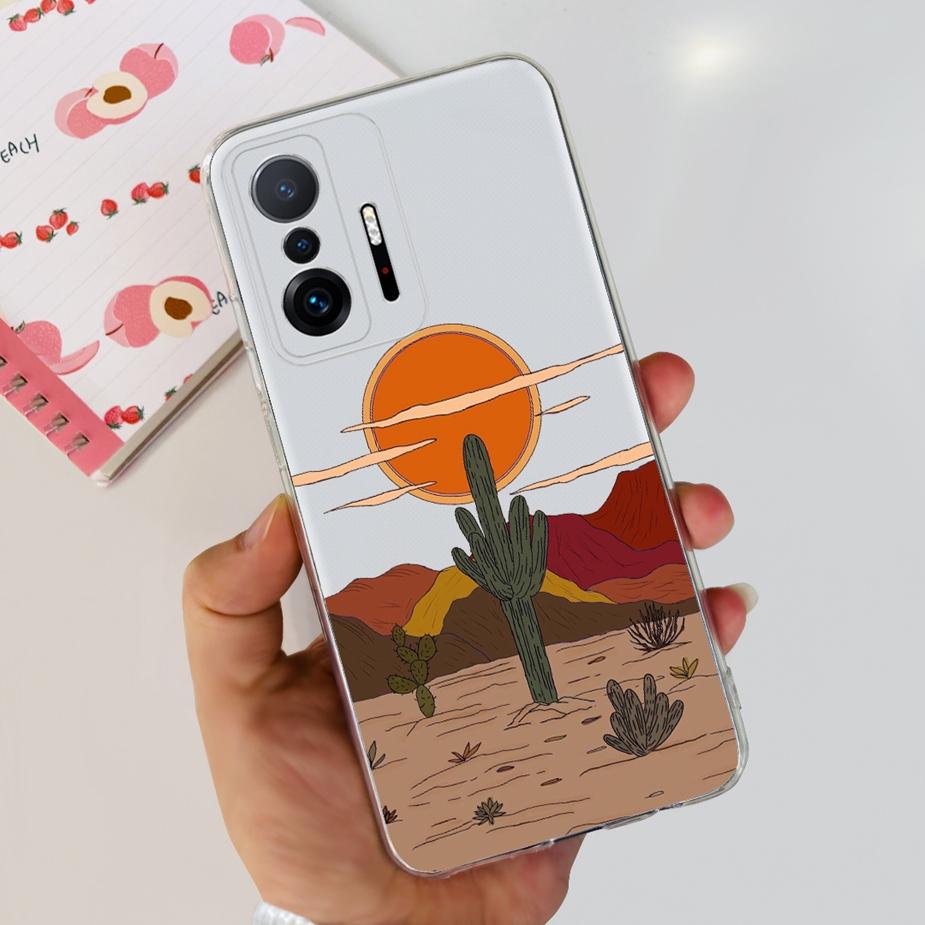 For Xiaomi 11T Pro Case New Fashion Back Cover Silicone Soft TPU Phone Case For Xiaomi Mi 11T Pro 11TPro Mi11T Full Coque Bumper