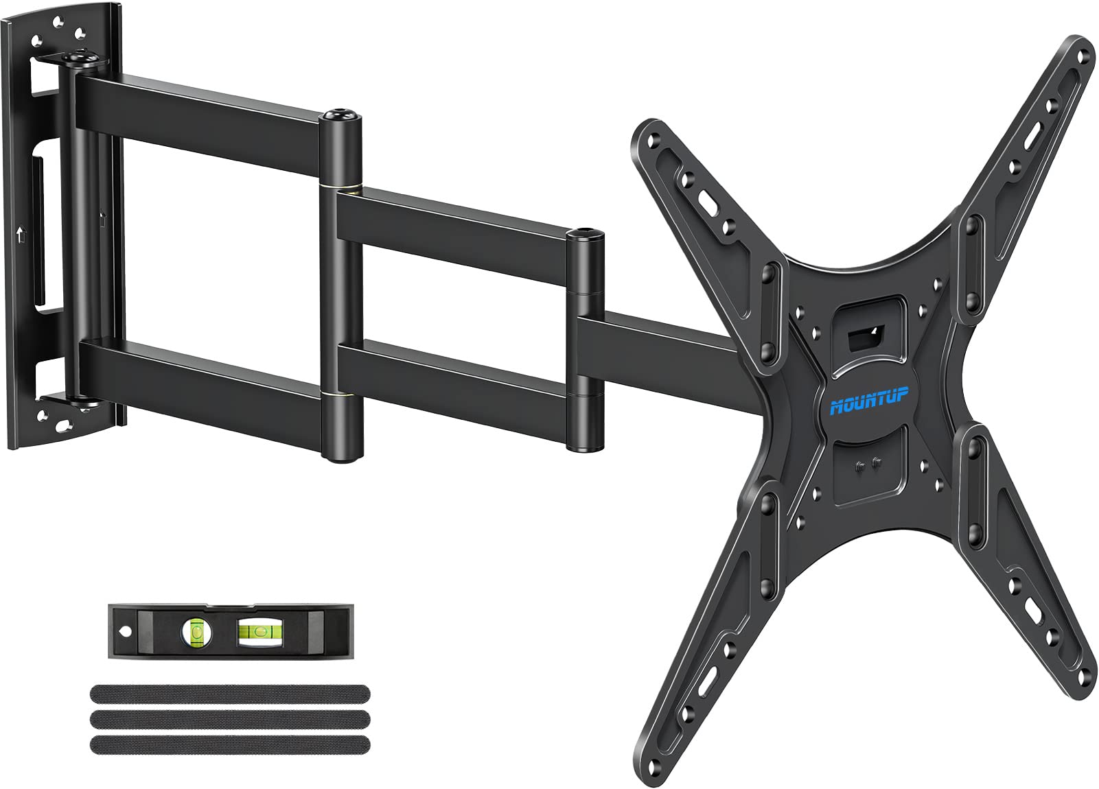 

MOUNTUP TV Wall TV Load Capacity Medium Adjustable VESA Maximum 400 x Full TV Wall Mount Mount, Arm, 26-55 inch, 40kg, Size, Up/Down, Left/Right, чорний