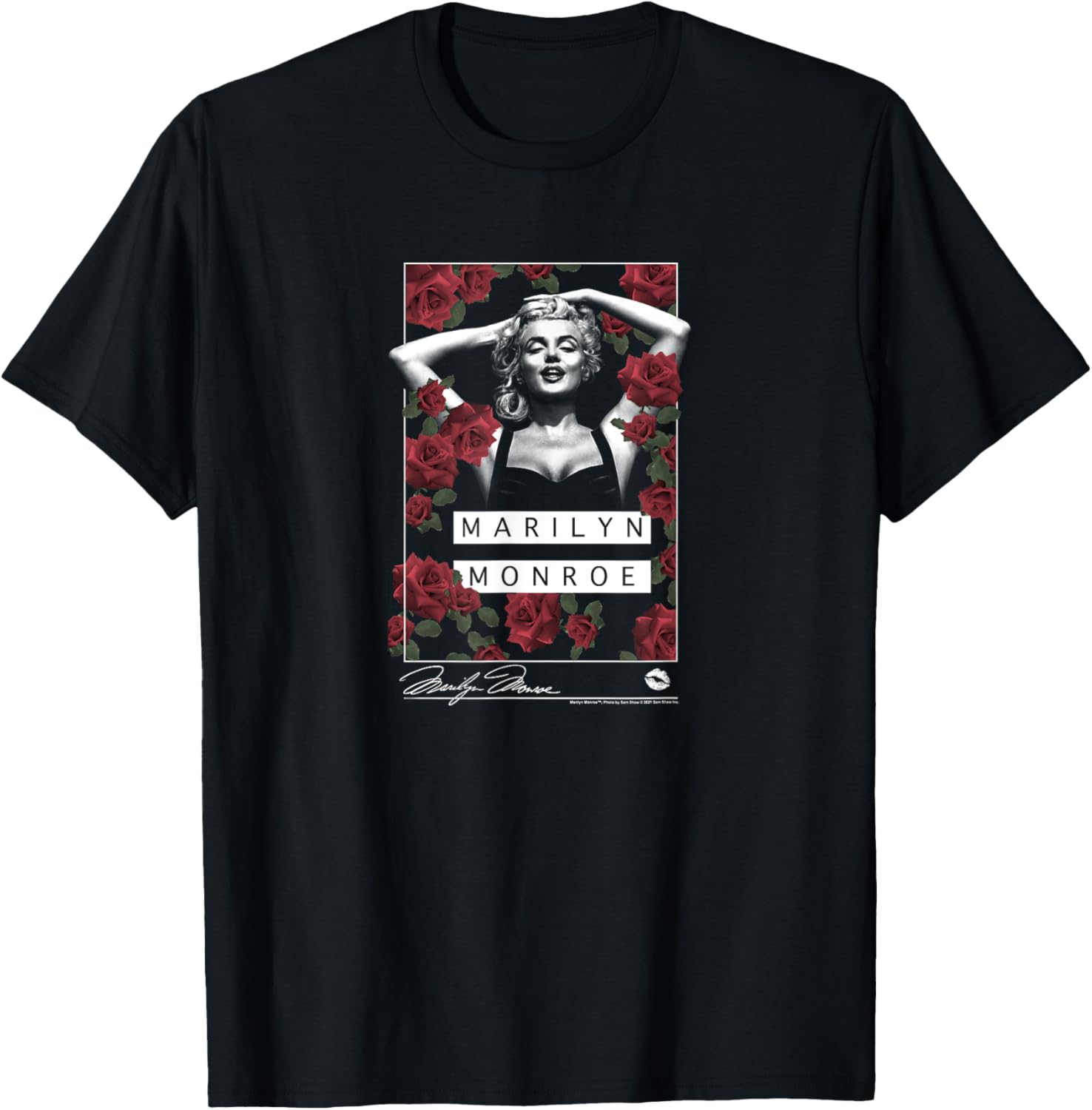 Marilyn Monroe Smell The Roses T-Shirt S разноцветный