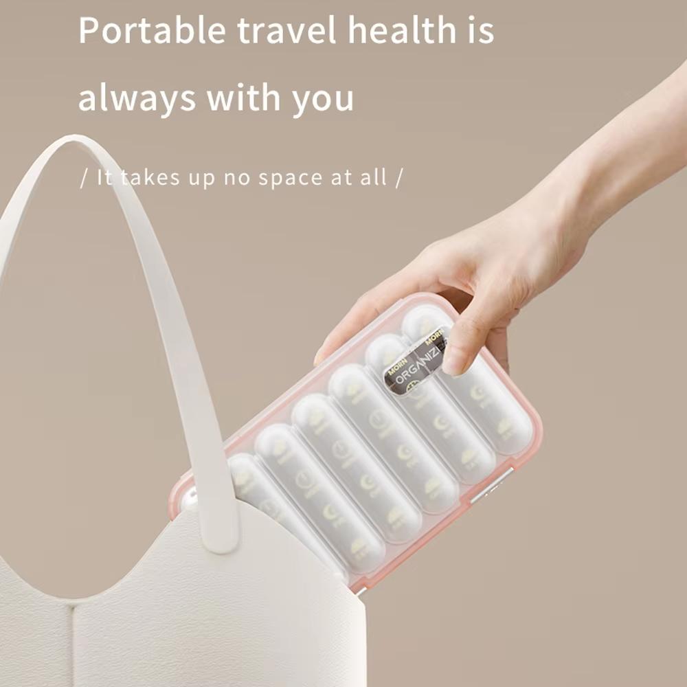 Stylish 21/28 Grids Pill Box Weekly 7 Days Tablet Holder Medicine Storage Case Drug Container Pill Box Tablet Storage Box