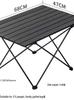 Portable Foldable Roll-Up Iron Camping Picnic Table with Iron Pipe Bracket