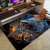 1pc Wolf Armor Themed Rug for Home Decor, Non-slip Office Carpet, Chair Mat, Outdoor Mat, Christmas and Halloween Gifts-0731035