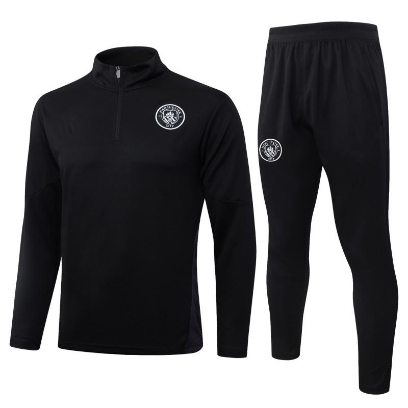 Paris Fußball Trainingskleidung Arsenal Manchester City Crescent Betis Flamenco Halb-Reißverschluss Langarm Anzug