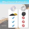 Cat Water Fountain Filters  4PCS Activated Professional Removable Circle Reusable Fountain Carbon Filter Drink Fountain Filter