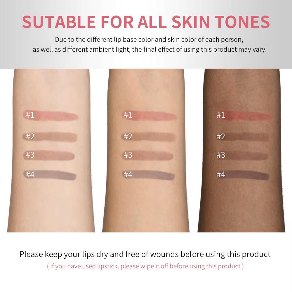 Lip Liner Peel Off Lip Stain Tattoo Long-Lasting Waterproof Smudge-Proof Transfer-Proof Matte Lipliner Pencil Magic Lip Cosmetic